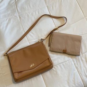 Freshly Picked Classic Crossbody Diaper Bag in Butterscotch